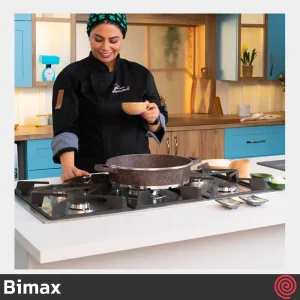 اجاق گاز صفحه ای 5 شعله بیمکث مدل Bimax 2402 | بدنه استیل