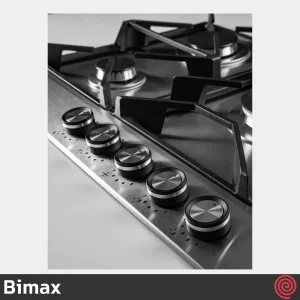 اجاق گاز صفحه ای 5 شعله بیمکث مدل Bimax 2402 | بدنه استیل