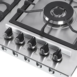 اجاق گاز صفحه ای 5 شعله بیمکث مدل Bimax 0013A | بدنه استیل