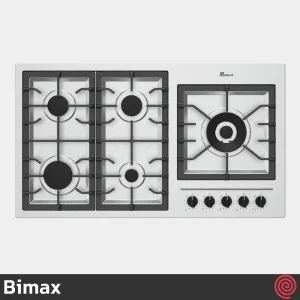 اجاق گاز صفحه ای 5 شعله بیمکث مدل Bimax 0013A | بدنه استیل