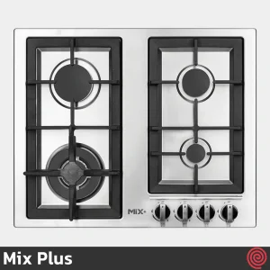 اجاق گاز صفحه ای 4 شعله میکس پلاس مدل Mix Plus IS6401 | بدنه استیل