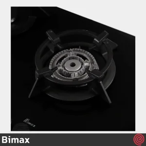 اجاق گاز صفحه ای 5 شعله بیمکث مدل Bimax 2102 | بدنه شیشه ای