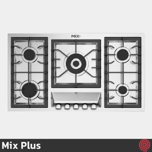 اجاق گاز صفحه ای 5 شعله میکس پلاس مدل Mix Plus IS9506 | بدنه استیل