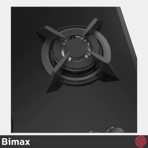 اجاق گاز صفحه ای 3 شعله بیمکث مدل Bimax 5015 | بدنه شیشه ای