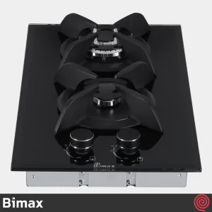 اجاق گاز صفحه ای 2 شعله بیمکث مدل Bimax 5017 | بدنه شیشه ای