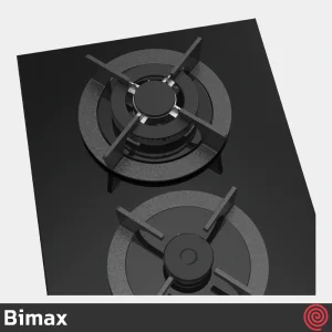 اجاق گاز صفحه ای 2 شعله بیمکث مدل Bimax 5017 | بدنه شیشه ای