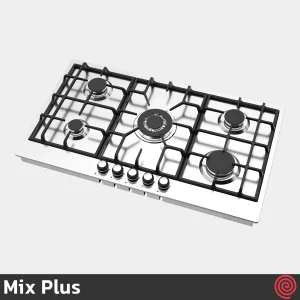اجاق گاز صفحه ای 5 شعله میکس پلاس مدل Mix Plus IS9507 | بدنه استیل