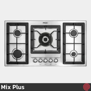 اجاق گاز صفحه ای 5 شعله میکس پلاس مدل Mix Plus IS9505 | بدنه استیل
