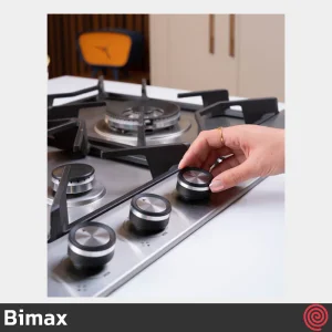 اجاق گاز صفحه ای 4 شعله بیمکث مدل Bimax 2501 | بدنه استیل با دو پلوپز