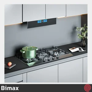اجاق گاز صفحه ای 4 شعله بیمکث مدل Bimax 2501 | بدنه استیل با دو پلوپز