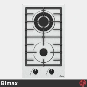 اجاق گاز صفحه ای 2 شعله بیمکث مدل Bimax 5022 | بدنه استیل