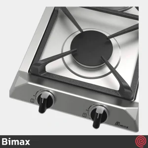 اجاق گاز صفحه ای 2 شعله بیمکث مدل Bimax 5021 | بدنه استیل