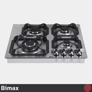 اجاق گاز صفحه ای 4 شعله بیمکث مدل Bimax 5019 | بدنه استیل