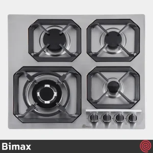 اجاق گاز صفحه ای 4 شعله بیمکث مدل Bimax 5019 | بدنه استیل