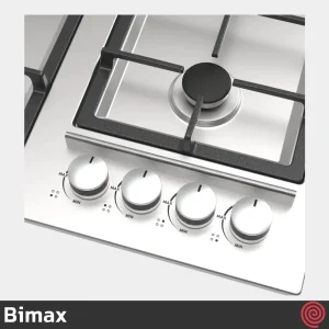 اجاق گاز صفحه ای 4 شعله بیمکث مدل Bimax 5013 | بدنه استیل