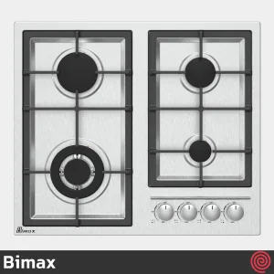 اجاق گاز صفحه ای 4 شعله بیمکث مدل Bimax 5013 | بدنه استیل