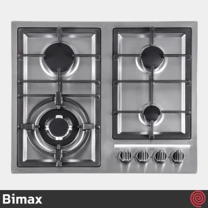 اجاق گاز صفحه ای 4 شعله بیمکث مدل Bimax 5013 | بدنه استیل
