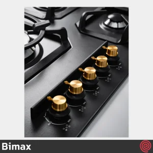اجاق گاز صفحه ای 5 شعله بیمکث مدل Bimax 2302 | بدنه لعابی