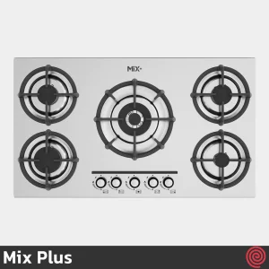 اجاق گاز صفحه ای 5 شعله میکس پلاس مدل Mix Plus S506 | بدنه استیل