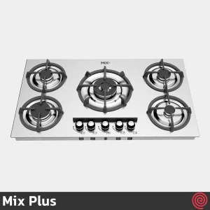 اجاق گاز صفحه ای 5 شعله میکس پلاس مدل Mix Plus S506 | بدنه استیل