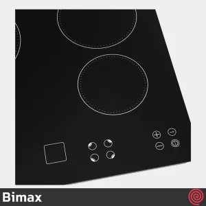 اجاق برقی صفحه ای 4 شعله بیمکث مدل Bimax 0021 | بدنه شیشه ای