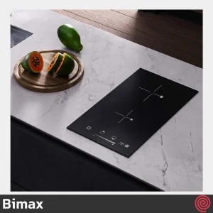 اجاق برقی صفحه ای 2 شعله بیمکث مدل Bimax 0022 | بدنه شیشه ای ورژن 0022-V1