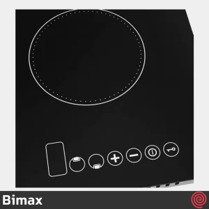 اجاق برقی صفحه ای 2 شعله بیمکث مدل Bimax 0022 | بدنه شیشه ای ورژن 0022