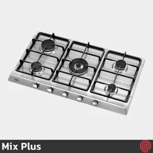 اجاق گاز صفحه ای 5 شعله میکس پلاس مدل Mix Plus SD505 | بدنه استیل