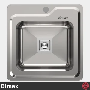 سینک ظرفشویی بیمکث مدل Bimax 930-50 | تک لگنه فانتزی توکار