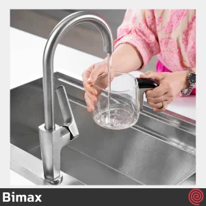 سینک ظرفشویی بیمکث مدل Bimax 4702-50 | تک لگنه فلاش مونت باکسی توکار