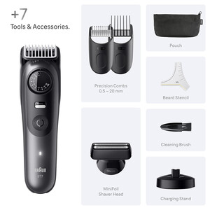 ماشین اصلاح ریش و صورت براون Braun مدل BT7520 سری 7 با 40 تنظیم طول