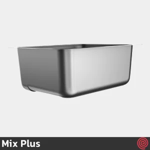 سینک ظرفشویی میکس پلاس مدل Mix Plus DLP45-35 | یک لگنه زیرکابینتی