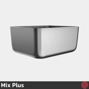 سینک ظرفشویی میکس پلاس مدل Mix Plus DLS45-35 | یک لگنه زیرکابینتی
