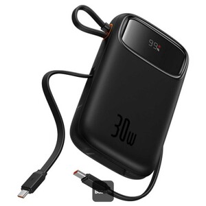 پاوربانک 10000 میلی‌آمپر USB و تایپ‌سی 30 وات بیسوس مدل Baseus Qpow 2 PPQD4-10C