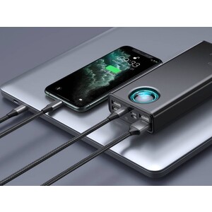 پاوربانک فست شارژ ۳۰۰۰۰ با توان 65 وات بیسوس Baseus Amblight Digital Display Power Bank 65W PPLG-A01