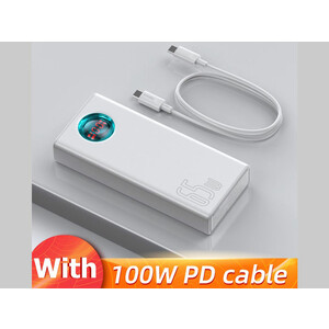 پاوربانک فست شارژ ۳۰۰۰۰ با توان 65 وات بیسوس Baseus Amblight Digital Display Power Bank 65W PPLG-A01