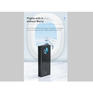 پاوربانک فست شارژ ۳۰۰۰۰ با توان 65 وات بیسوس Baseus Amblight Digital Display Power Bank 65W PPLG-A01