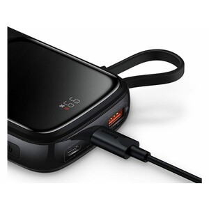 پاوربانک شارژر سریع 20 وات به همراه کابل تایپ‌سی 0.5 متری 10000 بیسوس Baseus Qpow Pro Fast Charge Power Bank PPQD020001