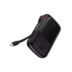 پاوربانک شارژر سریع 22.5 وات به همراه کابل تایپ‌سی 0.5 متری 10000 بیسوس Baseus Qpow Pro Fast Charge Power Bank PPQD020101
