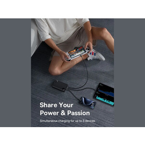 خرید پاور بانک سوپر شارژ تایپ سی و یو اس بی 140 وات 24000 بیسوس
