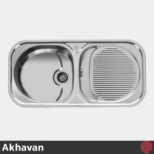 سینک ظرفشویی اخوان مدل Akhavan 113-50 | تک لگنه فانتزی توکار