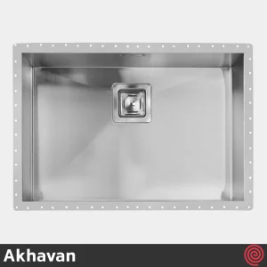 سینک ظرفشویی اخوان مدل Akhavan 402-40 | یک لگنه زیرکابینتی