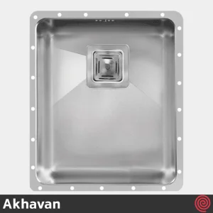 سینک ظرفشویی اخوان مدل Akhavan 403-40 | یک لگنه زیرکابینتی
