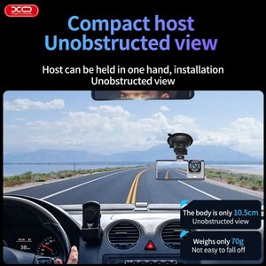 دوربین ثبت وقایع خودرو ایکس او مدل XO camera car XJ03