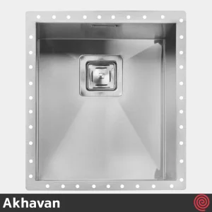 سینک ظرفشویی اخوان مدل Akhavan 407-40 | یک لگنه زیرکابینتی