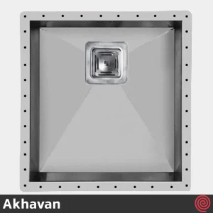سینک ظرفشویی اخوان مدل Akhavan 408-34 | یک لگنه زیرکابینتی