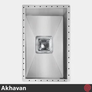 سینک ظرفشویی اخوان مدل Akhavan 409-34 | یک لگنه زیرکابینتی