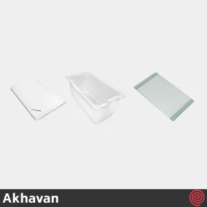 سینک ظرفشویی اخوان مدل Akhavan 316-51 | تک لگنه باکسی توکار