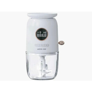 غذاساز بی سیم 600 میلی‌لیتر و ترازوی آشپزخانه گرین Green Lion Wireless Weighing Food Chopper 600mL 7.4V GNWLFDCHOPWH