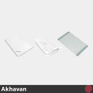 سینک ظرفشویی اخوان مدل Akhavan 305S-NEW-60 | دو لگنه باکسی روکار